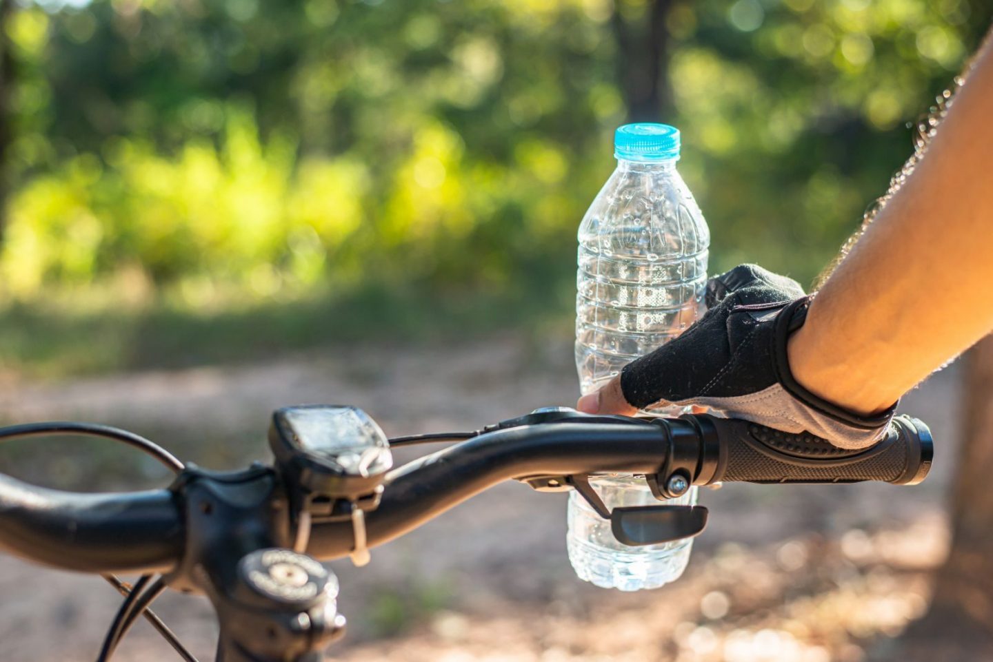 cyclist water