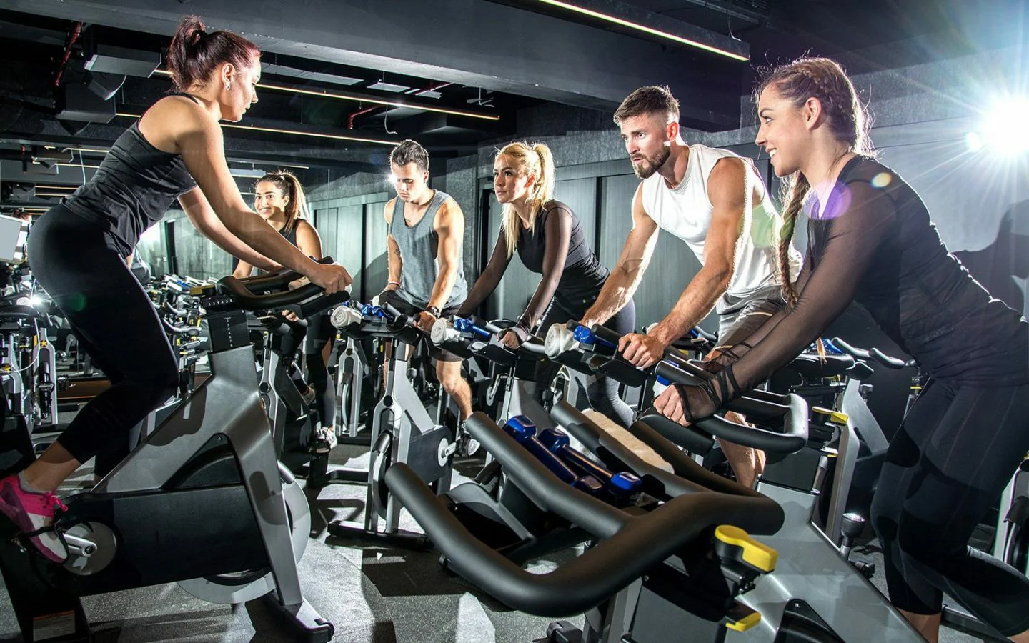 Bicicleta Estatica Spinning Gimnasio