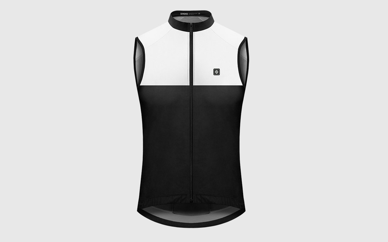 layering cycling vest