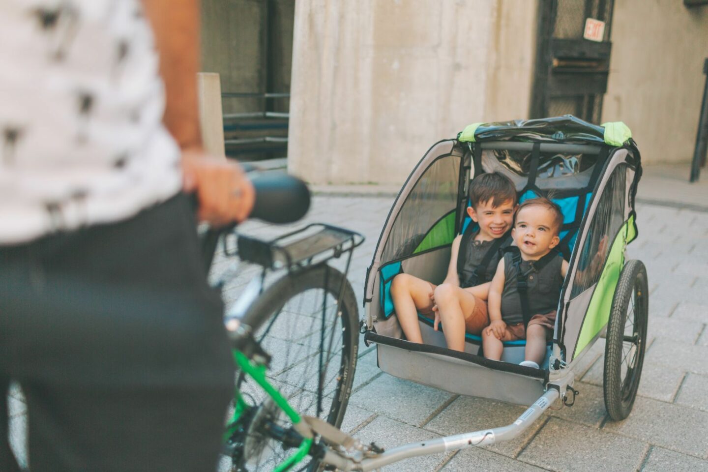 Cuándo llevar al bebé en bici - Los viajes de pepa