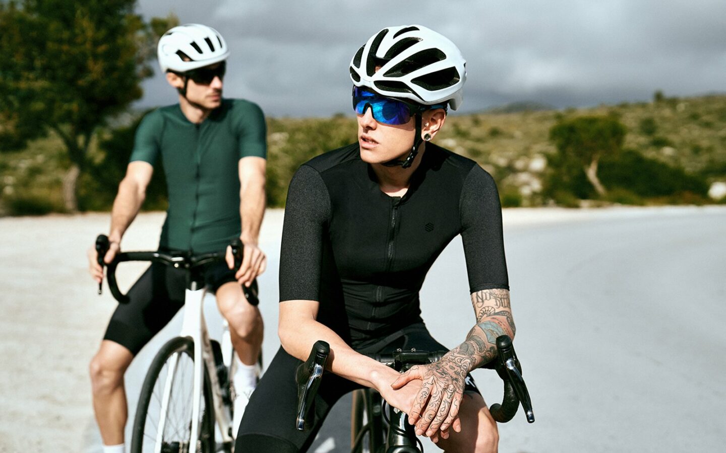 Sunglasses White Black Road Bike Cycling Run Aero Helmet Sun Glasses Time Trial 