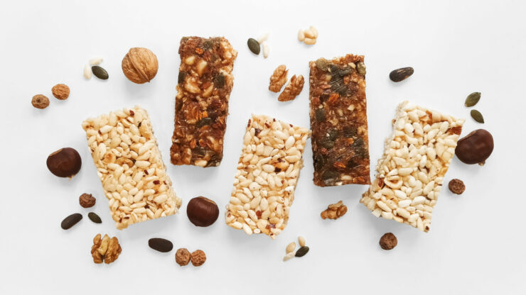 3 different ways to use rice to make rice cakes and energy bars
