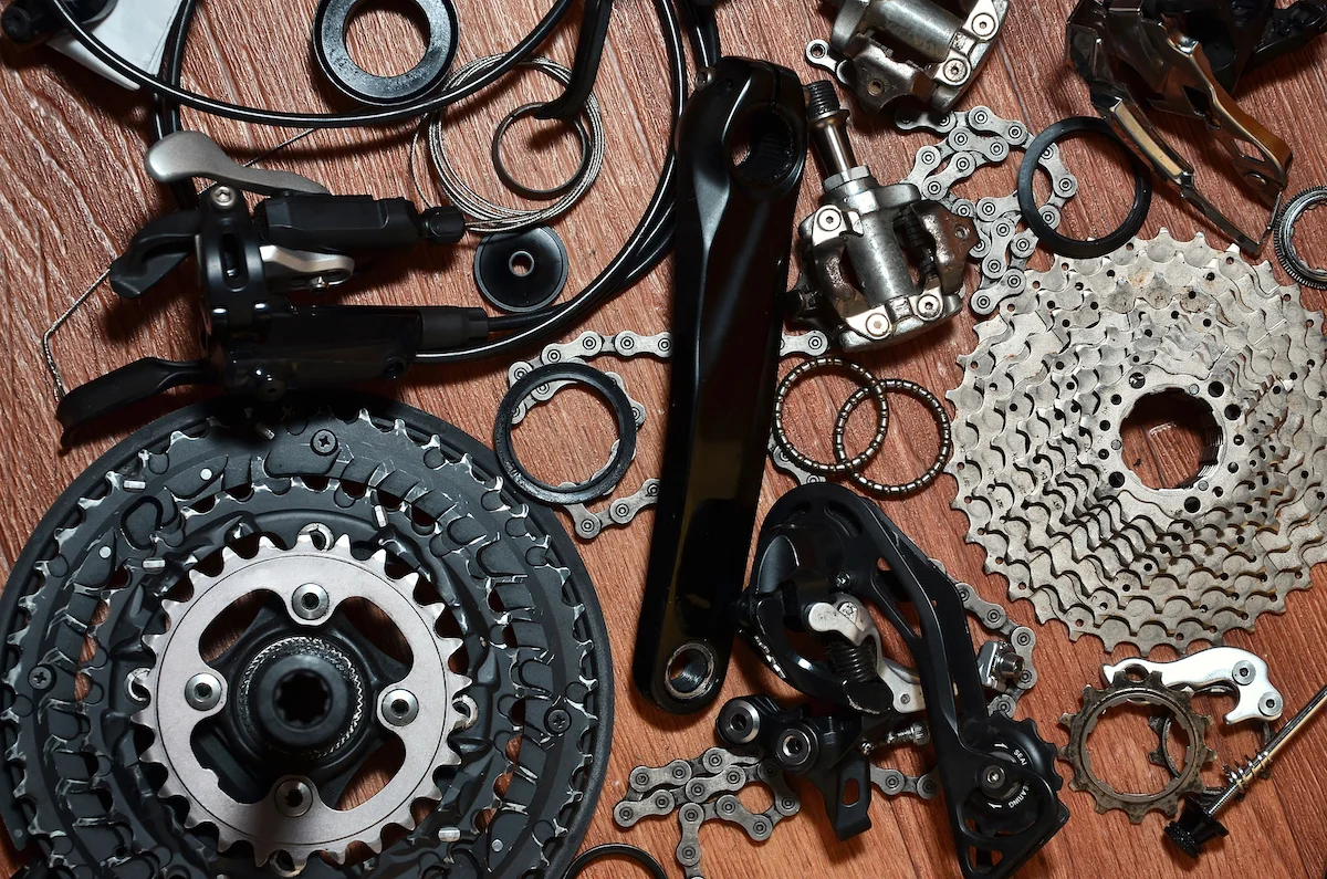 How to recycle used bike parts