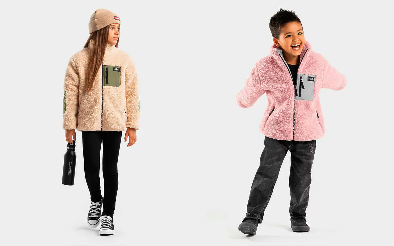 Grandissons ensemble : les vêtements Siroko pour filles et garçons sherpa kids
