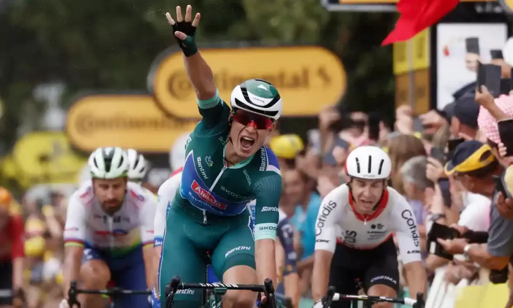 A Guide to Understanding Professional Road Cycling: The Tour de France Jasper Philipsen 2023 Tour de France Stage 11 scaled 1